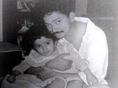 RGV shares a throwback photo remembering the "good old days" with his daughter