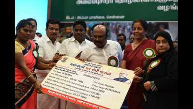 Nirmala Sitharaman launches PM-SYM in Tamil Nadu