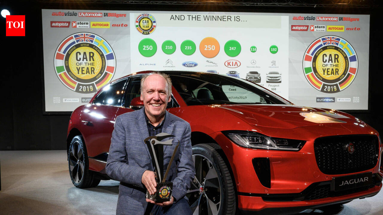 Electric Jaguar wins car of the year in Europe