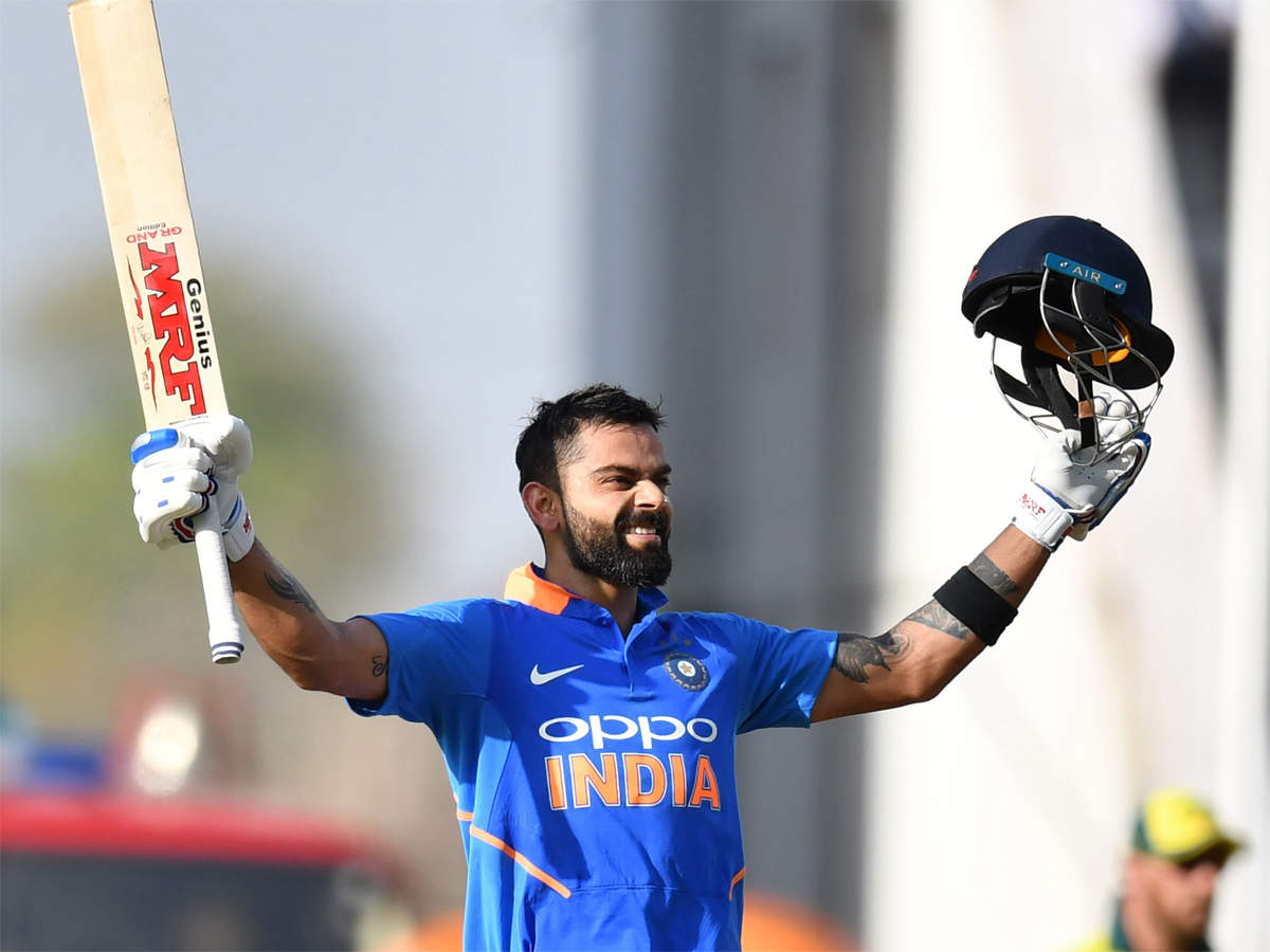 India vs Australia: Virat Kohli scores 40th ODI century | Cricket News -  Times of India