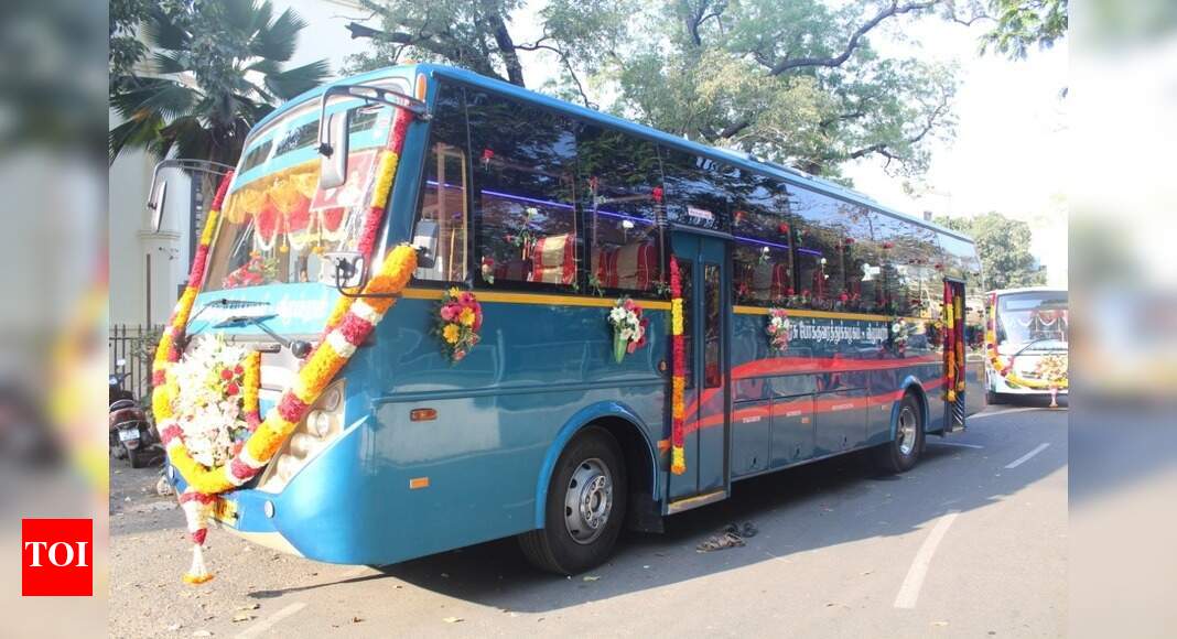 Government Buses From Chennai To Vijayawada Tamil Nadu CM flags off 500 new govt buses | Chennai News - Times of India