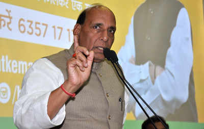 Pakistan got worried after IAF strike, tried to enter India but was chased back: Rajnath Singh