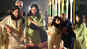 Janhvi Kapoor cuts cake with sword, celebrates her birthday with father Boney Kapoor and sister Khushi Kapoor
