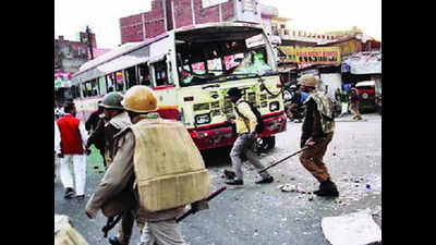 Anti-encroachment drive turns violent; 10 injured, huts set on fire