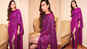 Karisma Kapoor sizzles in purple thigh-high slit gown