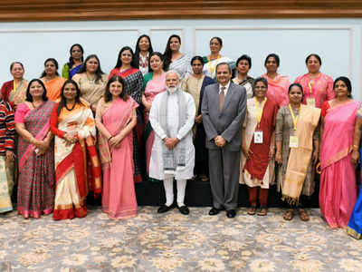 PM interacts with 'Nari Shakti Puraskar' recipients, says their work inspiration for others