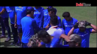 Team India's tribute to the martyrs of Pulwama attack