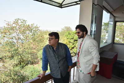 Actor Ali Fazal and Tigmanshu Dhulia visit Bhopal for movie promotions