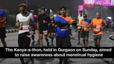 Gurgaon runs Kanya-a-thon to raise awareness about menstrual hygiene
