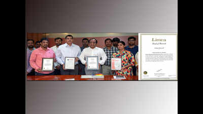 Meil sets record in completion of sub-station, enters Limca book of national records