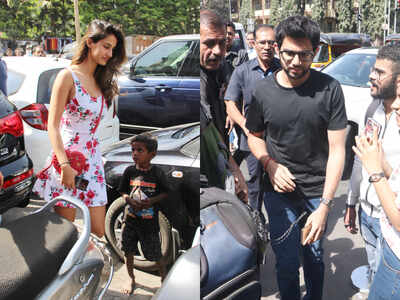 Disha Patani spotted chilling with Aditya Thackeray