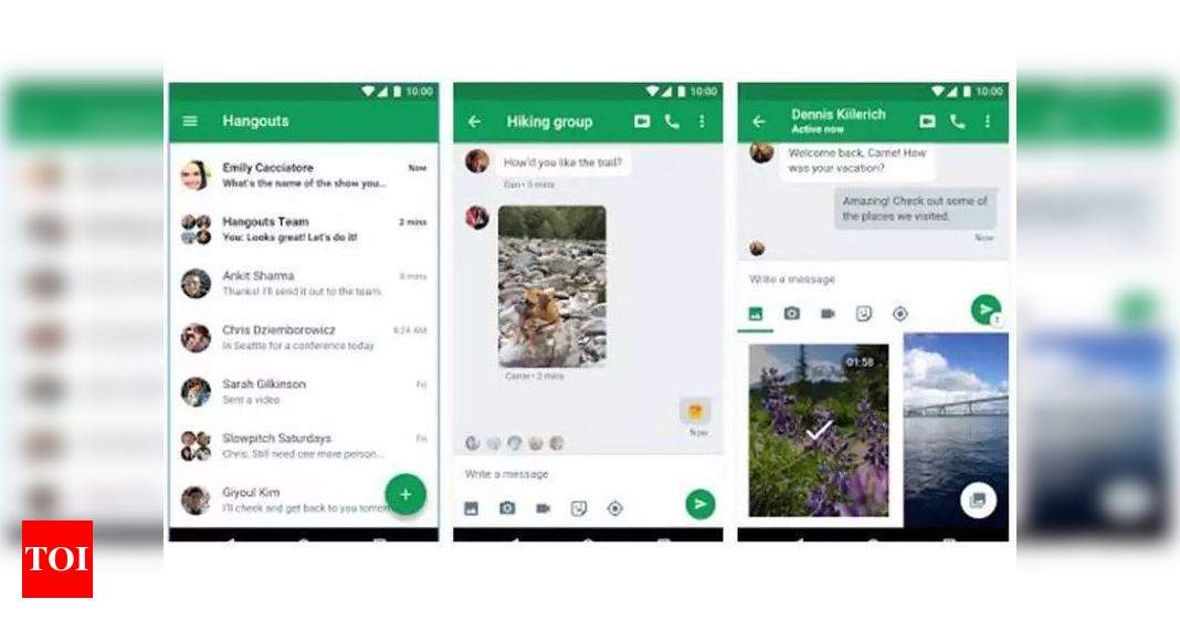 Google Hangouts Google Brings This Much Needed New Feature To Hangouts Chat Times Of India