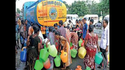 Chennai: Many city suburbs already reeling under water scarcity