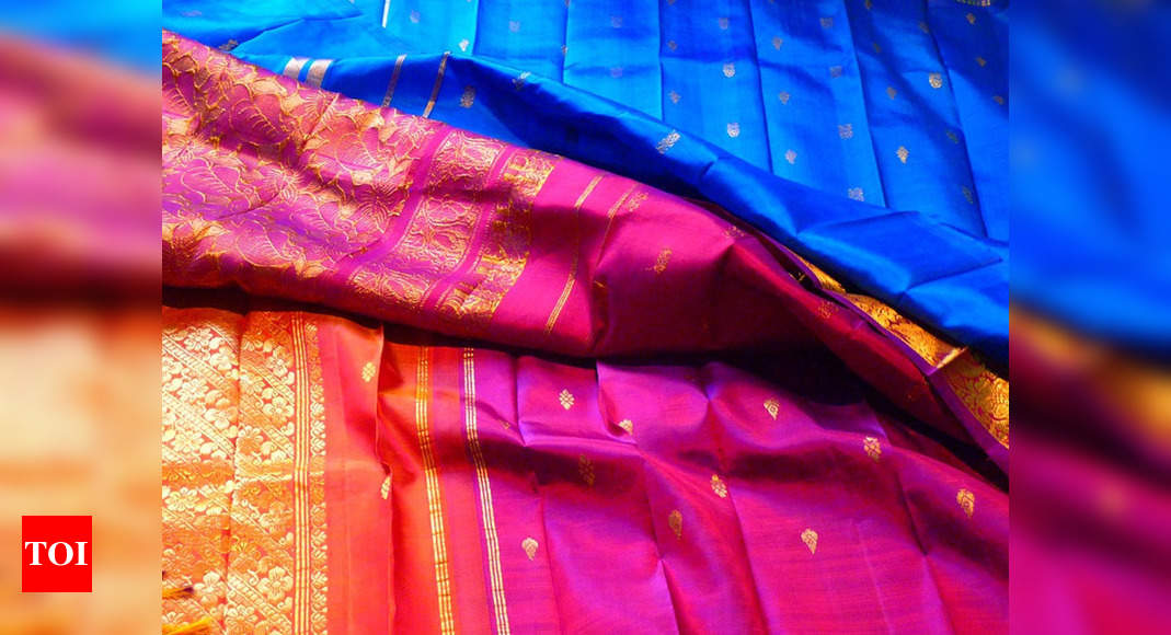 Handloom saree Silk saree Half fine zari