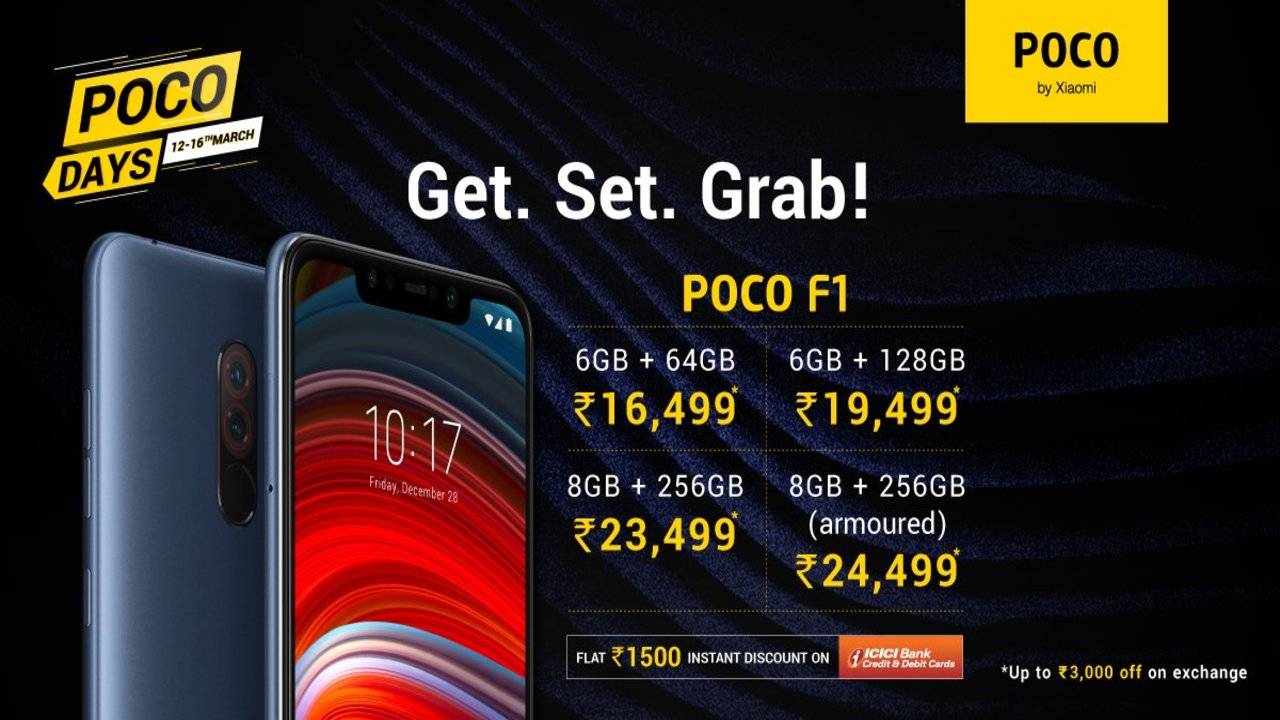 poco f1 6gb 128gb flipkart