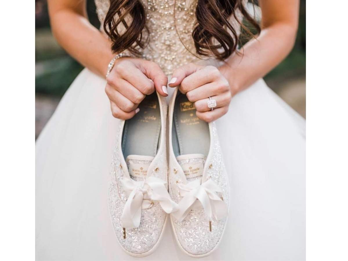 The Kate Spade x Keds bridal sneaker collection is every bride-to-be's  dream come true 