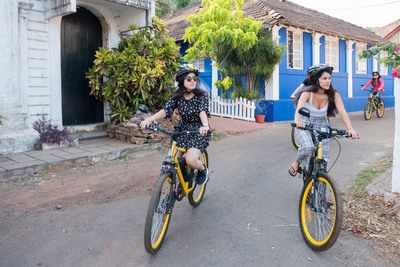 Women's day bike ride with Vaishnavi