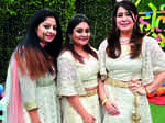 Parul, Shivika and Chandani