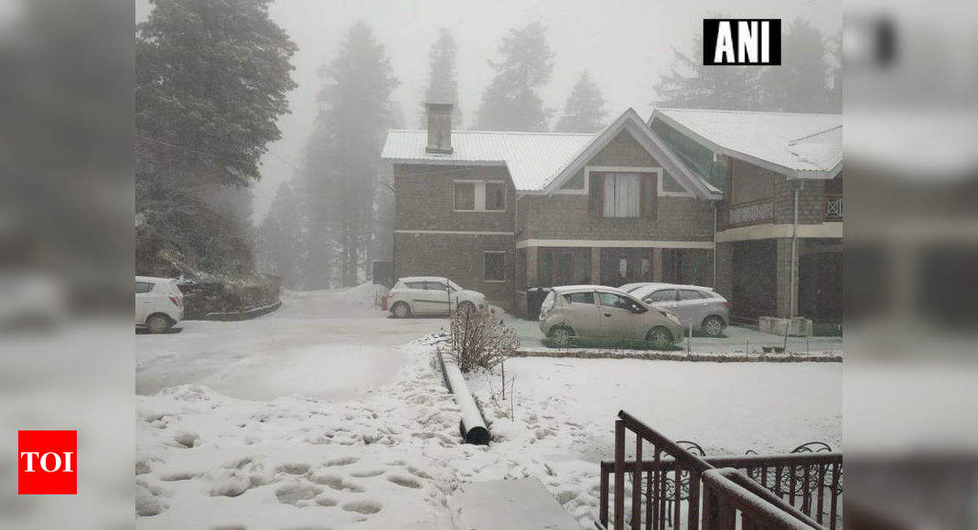 Fresh snowfall in Himachal, Dalhousie records sub-zero ...