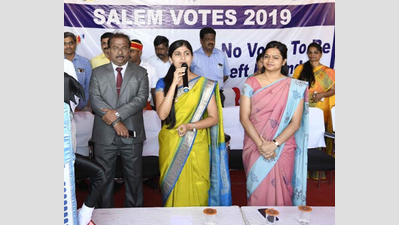 Lok Sabha elections: Voting awareness drive held in Salem college