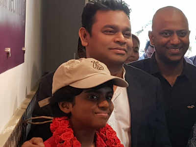 AR Rahman visits Lydian Nadhaswaram house