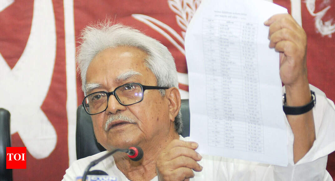 West Bengal: Left Front releases list of 25 candidates for Lok Sabha polls, leaves 17 seats for Congress - Times of India