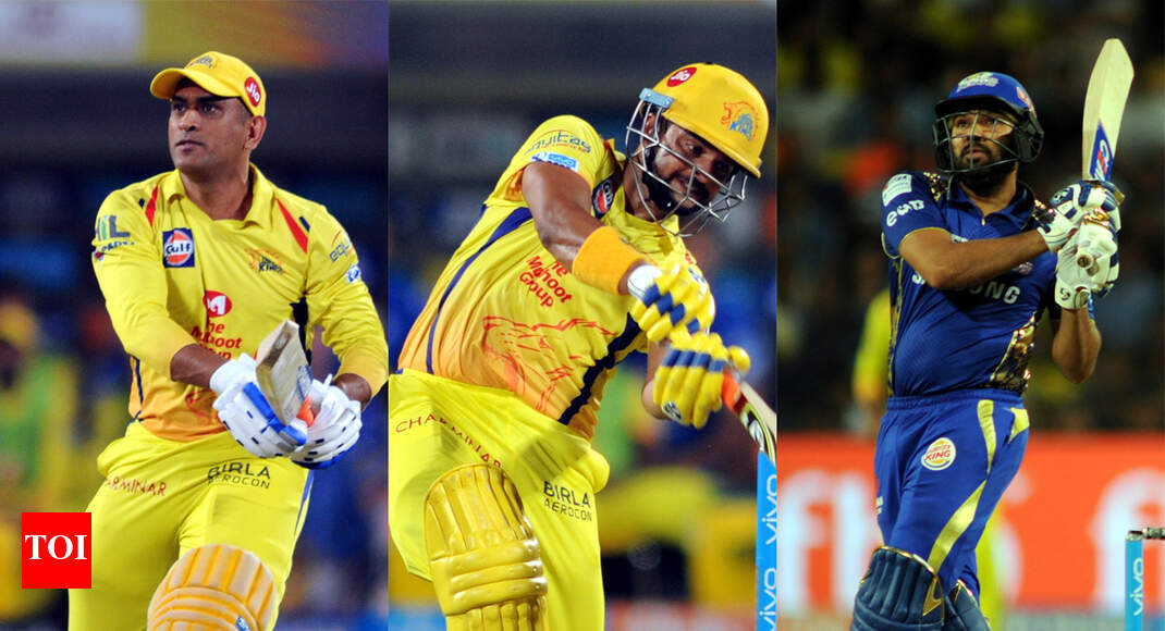 Dhoni, Raina, Rohit in race to become first Indian to hit 200 sixes in IPL