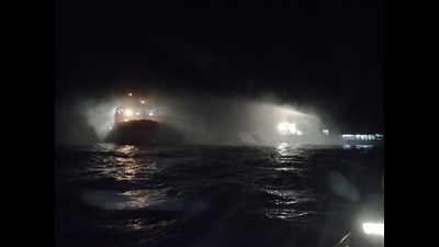 Coast Guard ships come to aid of Sagar Sampada after fire breaks onboard