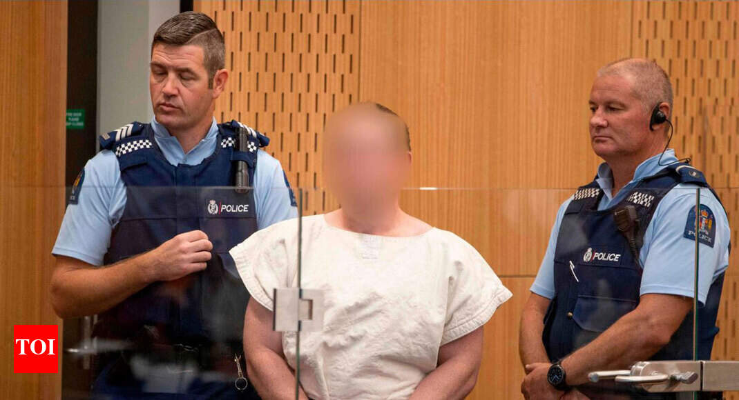 Defiant New Zealand mosque attack suspect charged with murder - Times of India