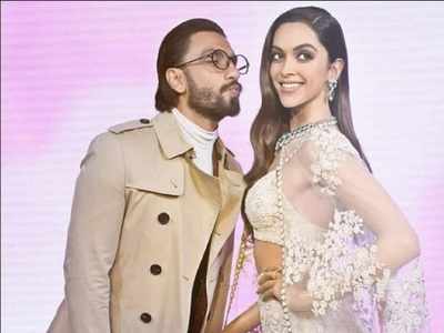 Ranveer Singh shares pictures with Deepika Padukone's wax statue at the Madame Tussauds