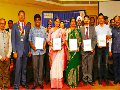 Achievers from Chennai honoured by Rotary Club | Chennai News - Times ...