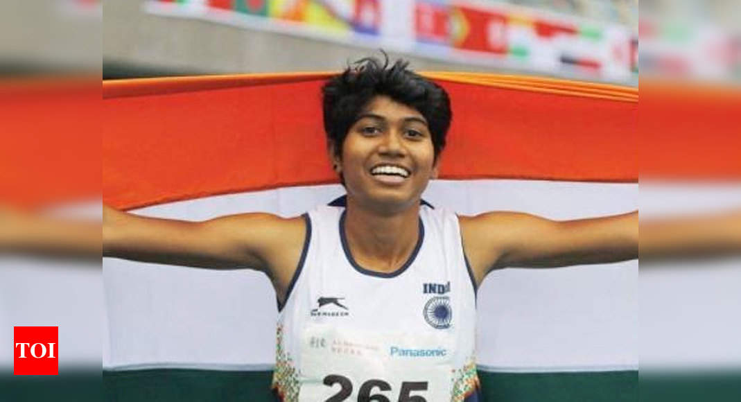 Thabitha makes it a golden double | More sports News - Times of India