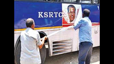 Kerala government’s 1,000-day ads removed from KSRTC buses