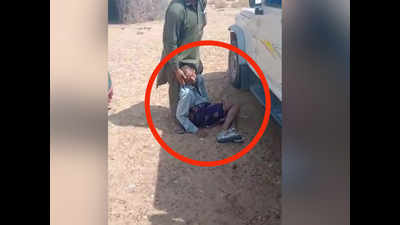 Viral video: Man beaten up by lover’s kin in Jaisalmer