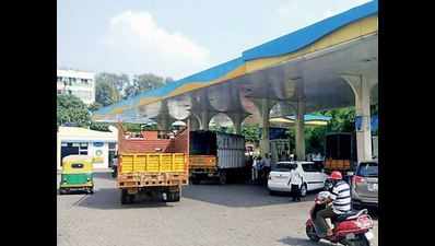 Fuel outlets in central Bengaluru do a vanishing act, resurface on outskirts