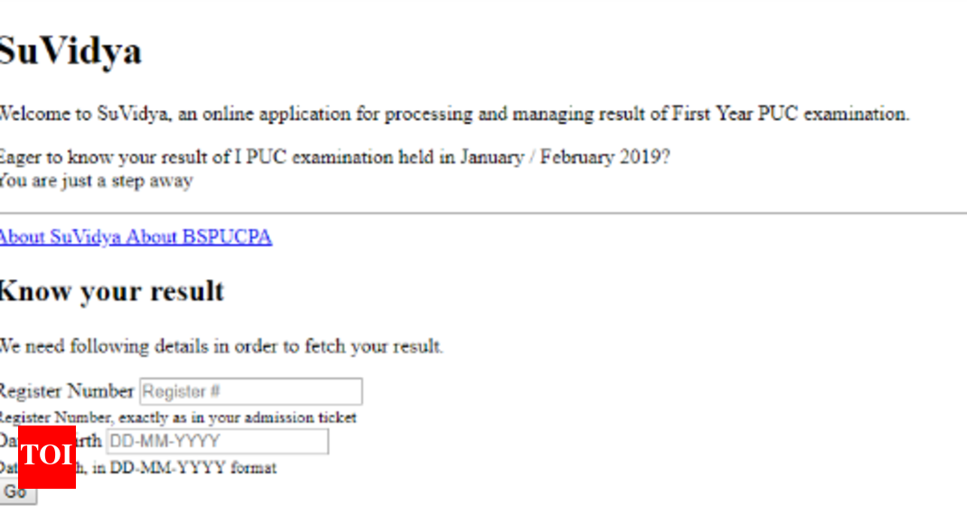 7 entrance exams english year Puc 1st results PUC 2019: for Result 2019 1st Karnataka