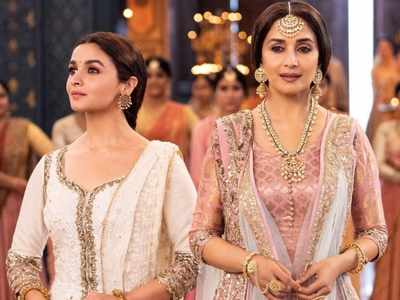 Kalank song Ghar More Pardesiya Alia Bhatt talks about dancing in front of Madhuri Dixit Hindi Movie News Times of India