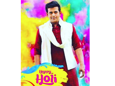 Picture: Bhojpuri star Ravi Kishan wishes his fans happy Holi