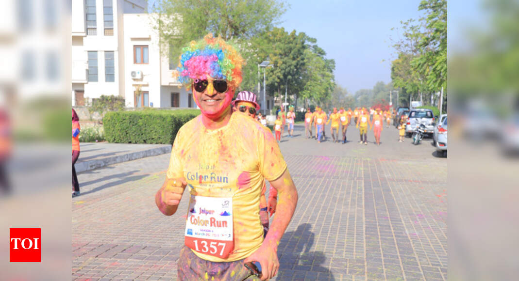 Large turnout at the third-edition of Jaipur Color Run | Events Movie ...