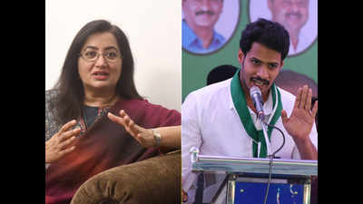 Karnataka Lok Sabha elections: With BJP standing down, it’s Sumalatha vs Nikhil Kumaraswamy on Mandya seat