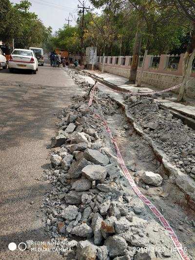 Motinagar-Rajivnagar roads are constantly dug