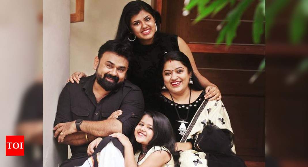 Shaju Sreedhar and his daughters flaunt their lip-sync skills - Times ...