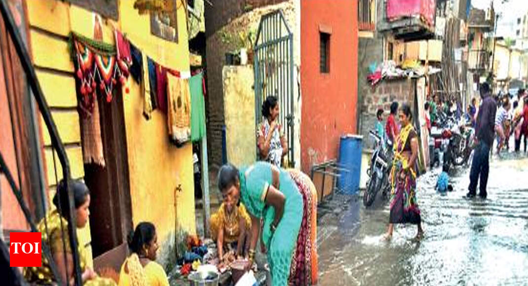 PMC water supply pipeline bursts in Wadarwadi area Pune News Times of India