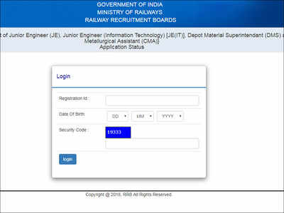 RRB JE application status link activated; check details here