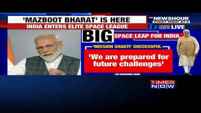 India shoots down satellite in space: PM Narendra Modi