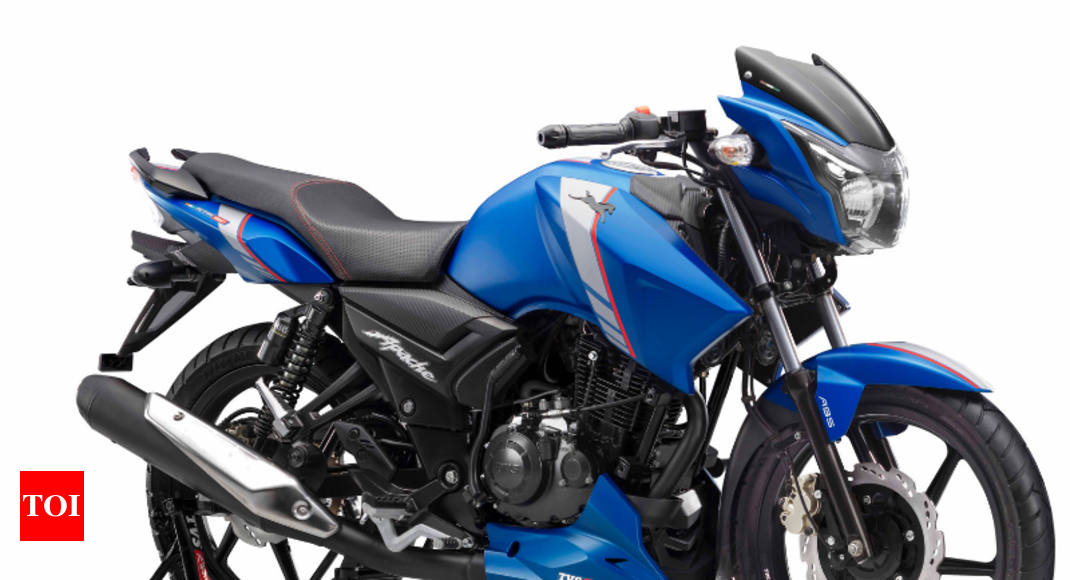 Tvs Updates Apache Rtr Series With Abs Times Of India