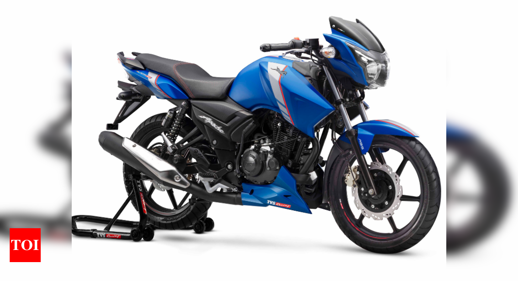 Tvs Updates Apache Rtr Series With Abs Times Of India