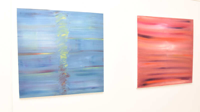 Abstract paintings by George R