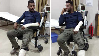 Tamil actor Vishal meets with an accident during film shoot