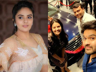 TV host Sreemukhi buys a new luxury car; take a look